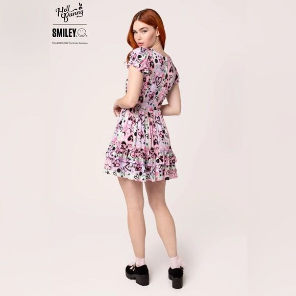Hell Bunny Smiley Robbie Dress - Picture 5 of 7